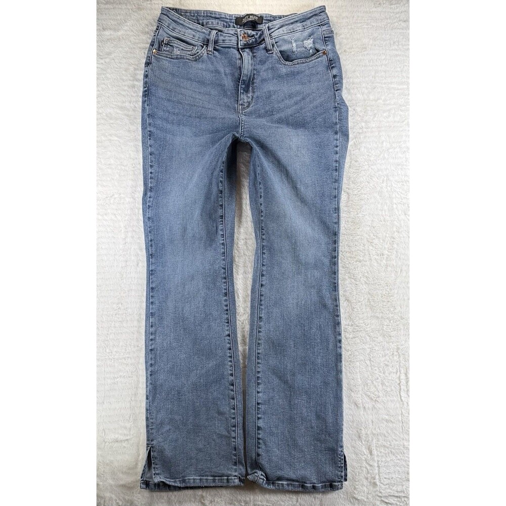 Judy Blue Slim Fit Boot Cut Jeans Womens 13/31 Blue High-Rise Stretch Pull-On